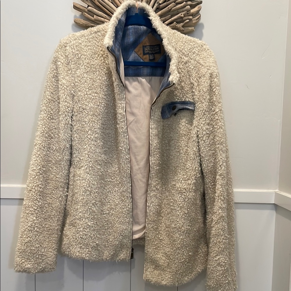 Pendleton Cream Sherpa Jacket
